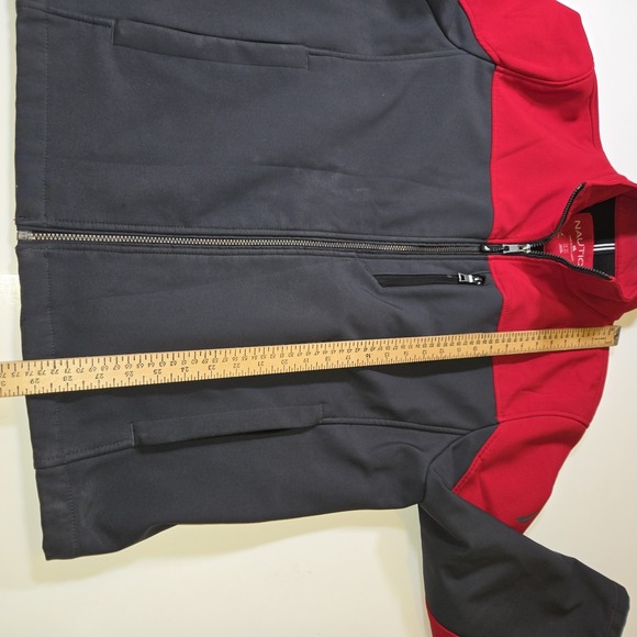 Nautica Vintage Full Zip Jacket‎ Adult Men's XL Red/ Gray - Picture 3 of 7